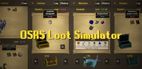 osrs cg|osrs loot simulator.